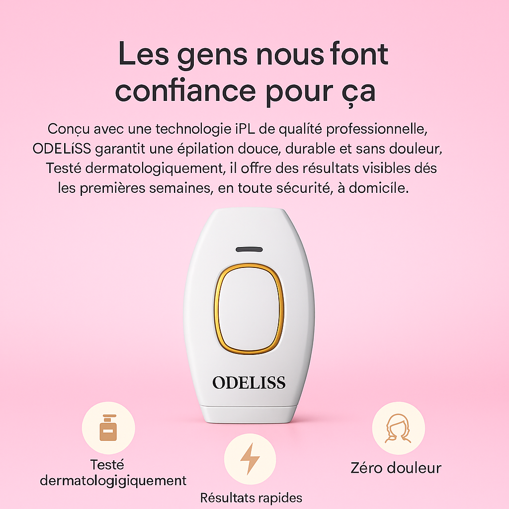 Épilateur IPL à effet froid