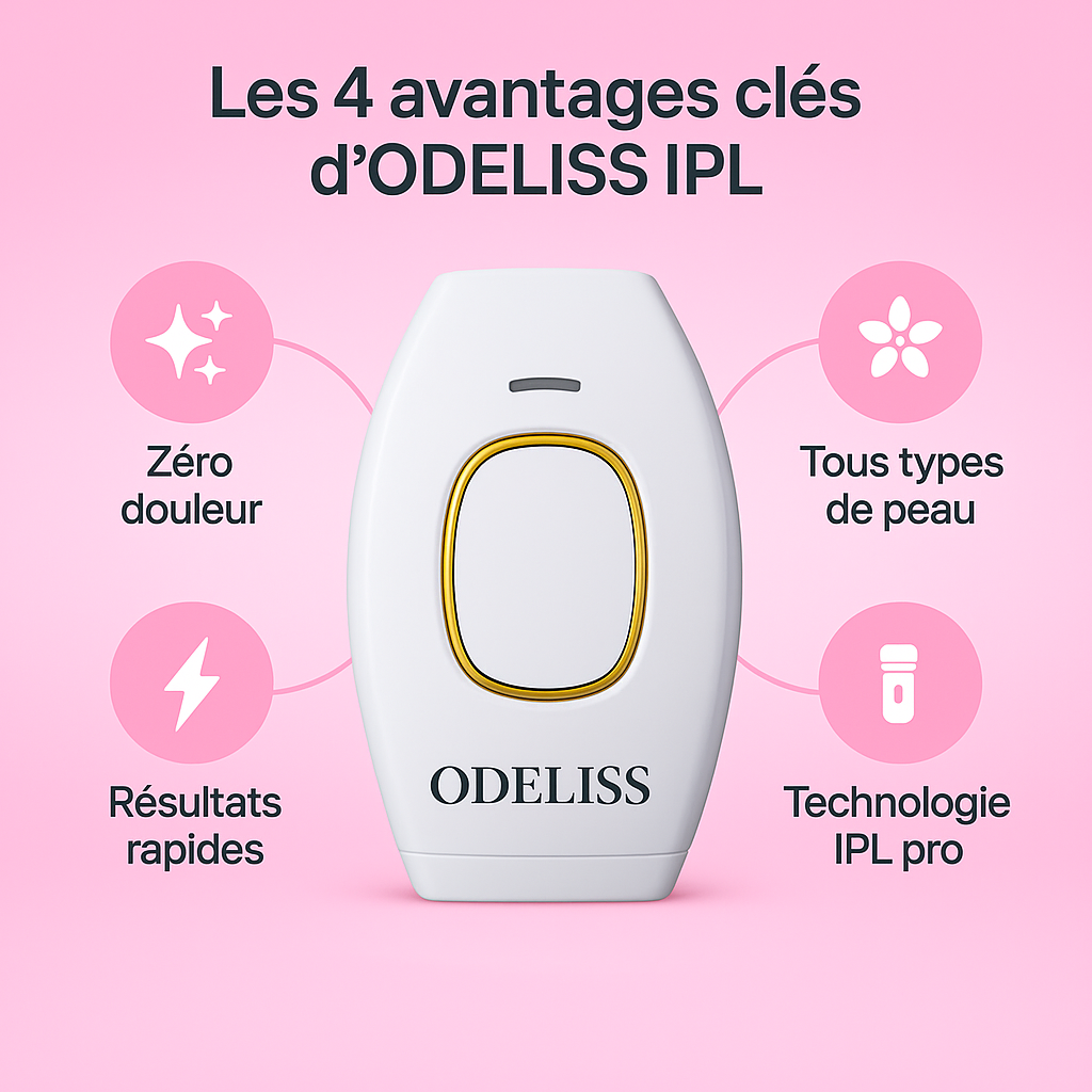 Épilateur IPL à effet froid