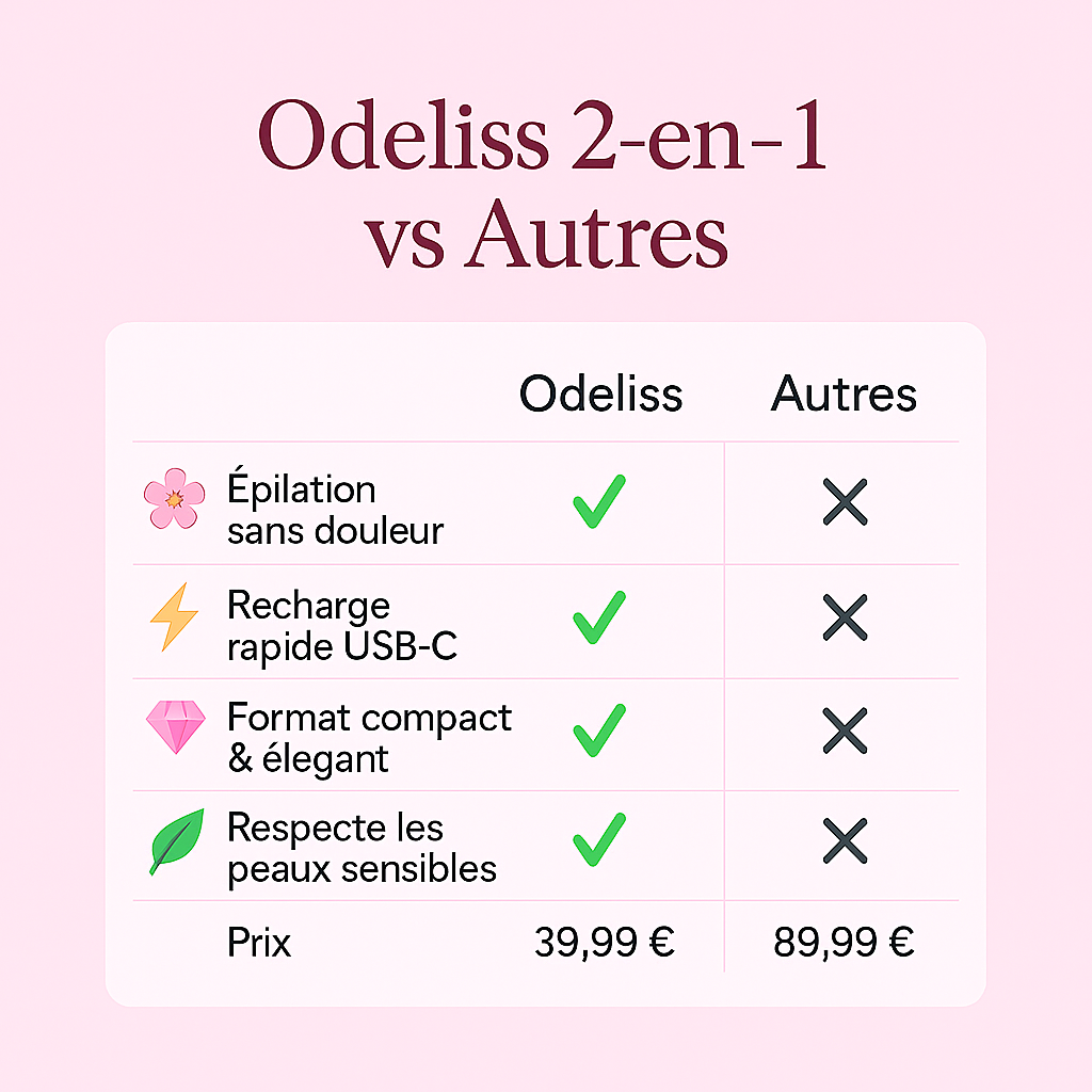 Rasoir Électrique Femme Intime, Sans Douleur & Waterproof