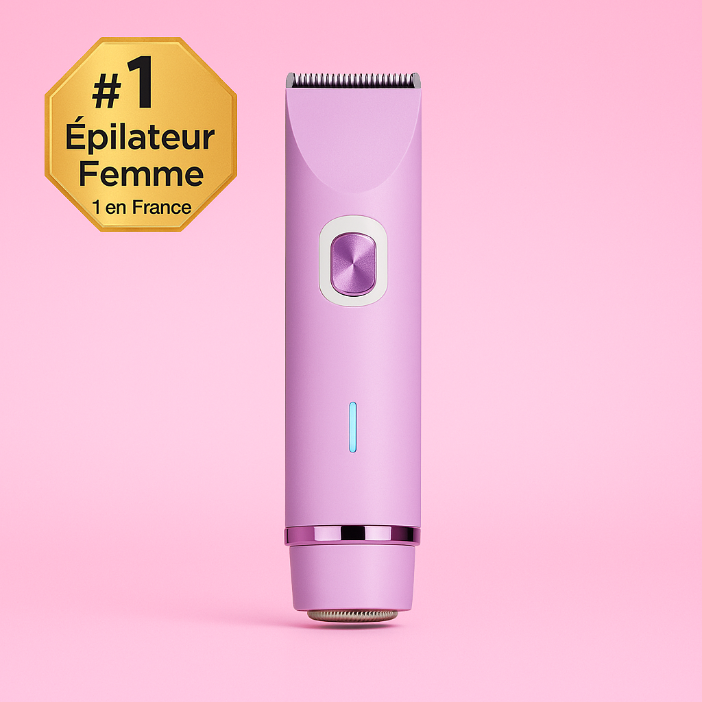 Rasoir Électrique Femme Intime, Sans Douleur & Waterproof
