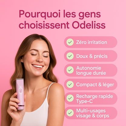Rasoir Électrique Femme Intime, Sans Douleur & Waterproof